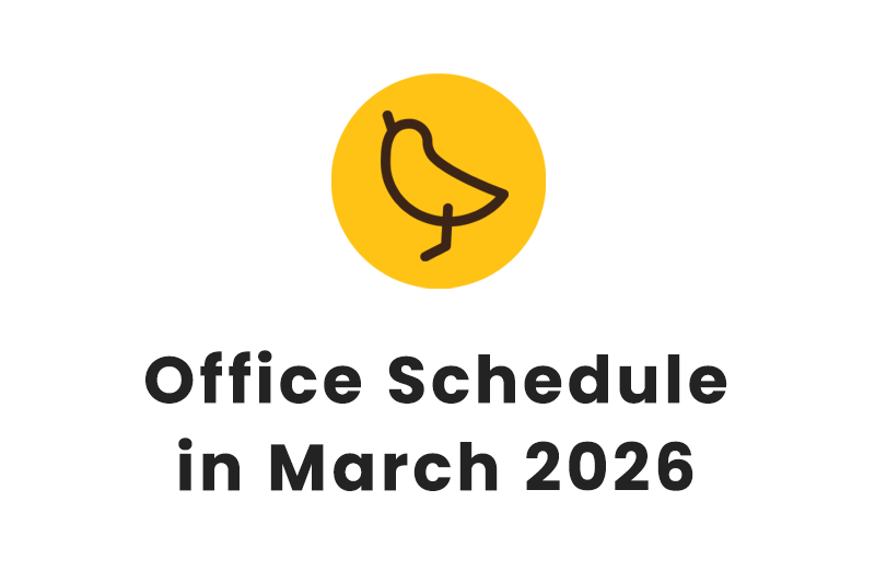 Office Schedule in March 2026