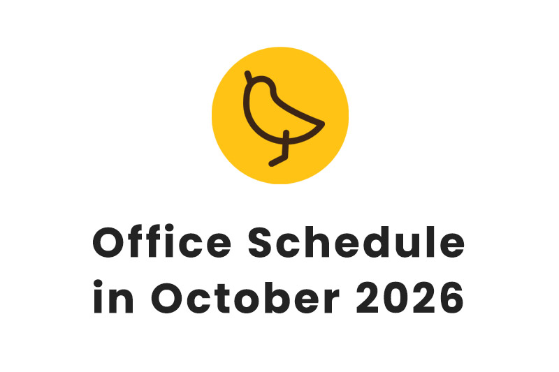 Office Schedule in October 2026