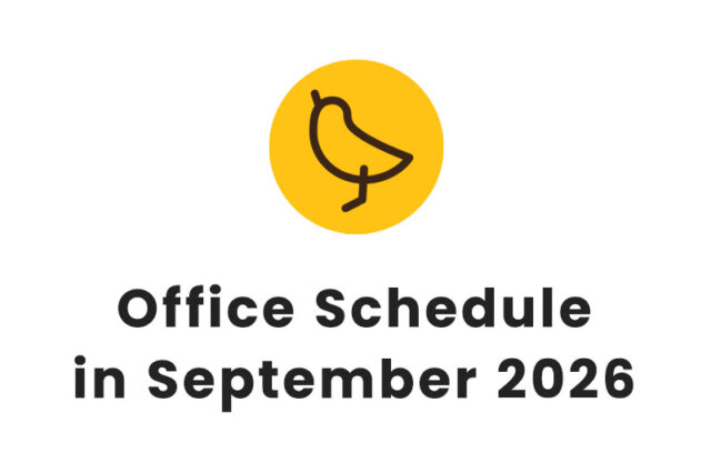 Office Schedule in September 2026